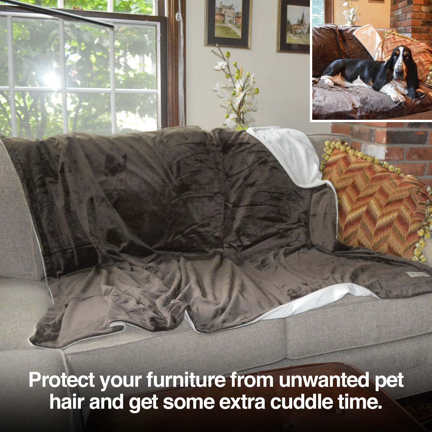 PetFusion Premium Dog Blanket, Cat Blanket | Ultra Soft Pet Blanket Available